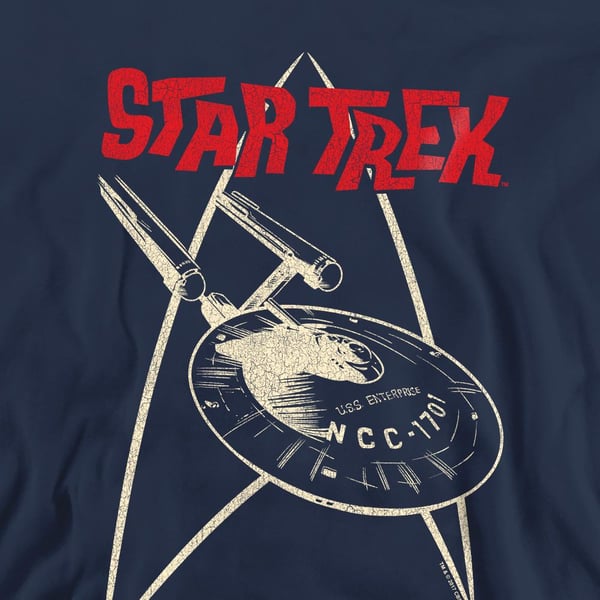 Star Trek Unisex Adult Ship Symbol Sweatshirt