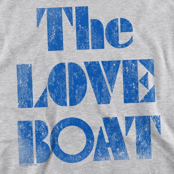 The Love Boat Unisex Adult Distressed Sweatshirt