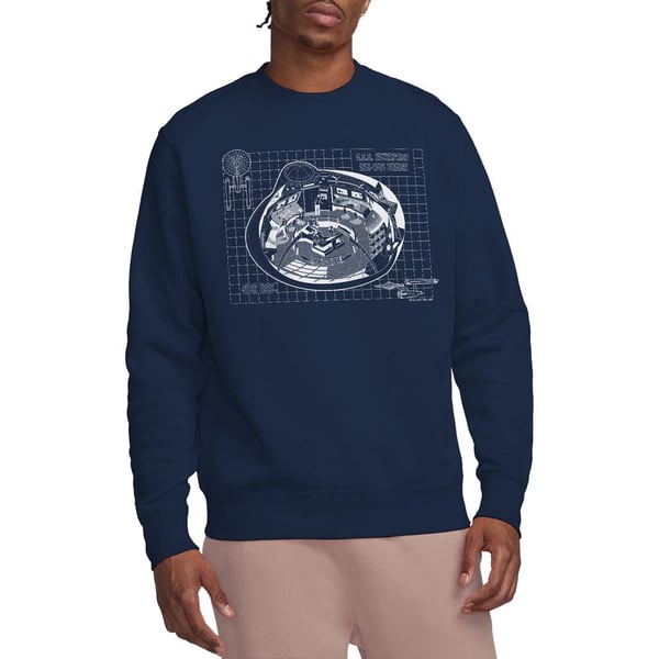 Star Trek Unisex Adult Bridge Print Sweatshirt