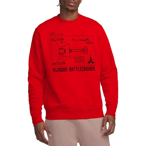 Star Trek Unisex Adult D7 Diagram Sweatshirt
