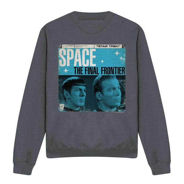 Star Trek Unisex Adult Final Frontier Cover Sweatshirt