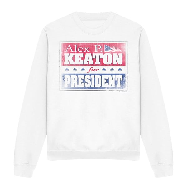 Family Ties Unisex Adult Alex for President Sweatshirt