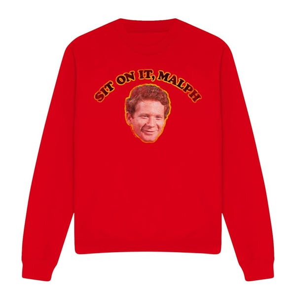 Happy Days Unisex Adult Sit on it Malph Sweatshirt