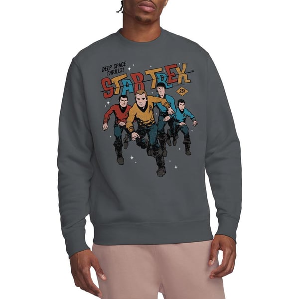 Star Trek Unisex Adult Deep Space Thrills Sweatshirt