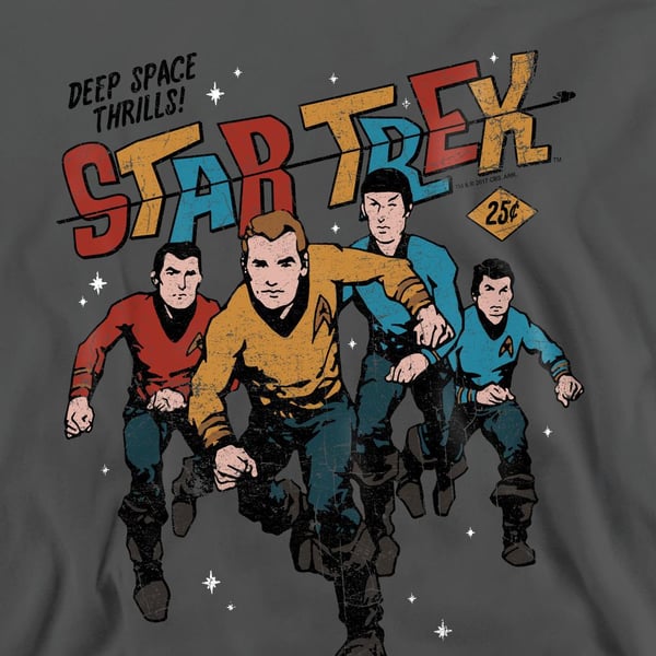 Star Trek Unisex Adult Deep Space Thrills Sweatshirt