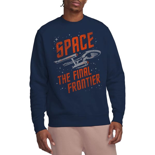 Star Trek Unisex Adult Space Travel Sweatshirt