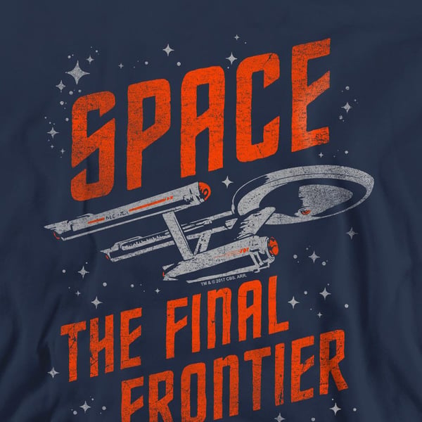 Star Trek Unisex Adult Space Travel Sweatshirt