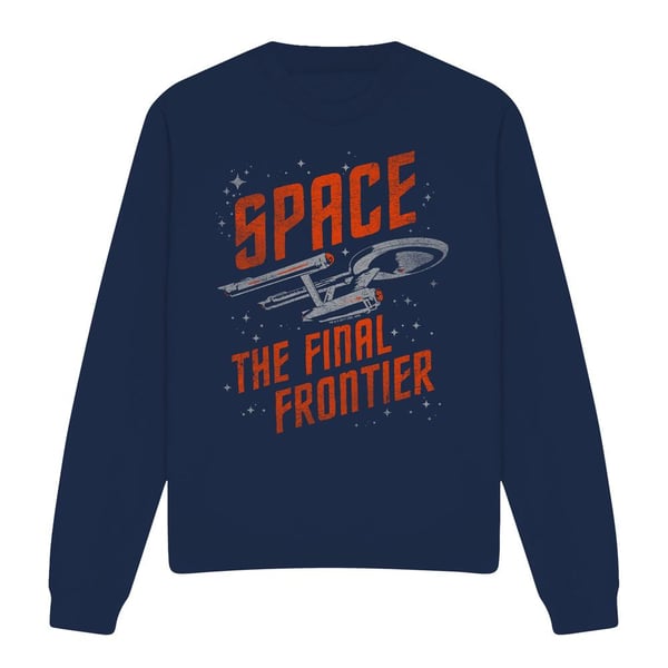 Star Trek Unisex Adult Space Travel Sweatshirt