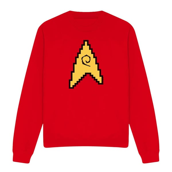 Star Trek Unisex Adult Engineering 8-Bit Sweatshirt