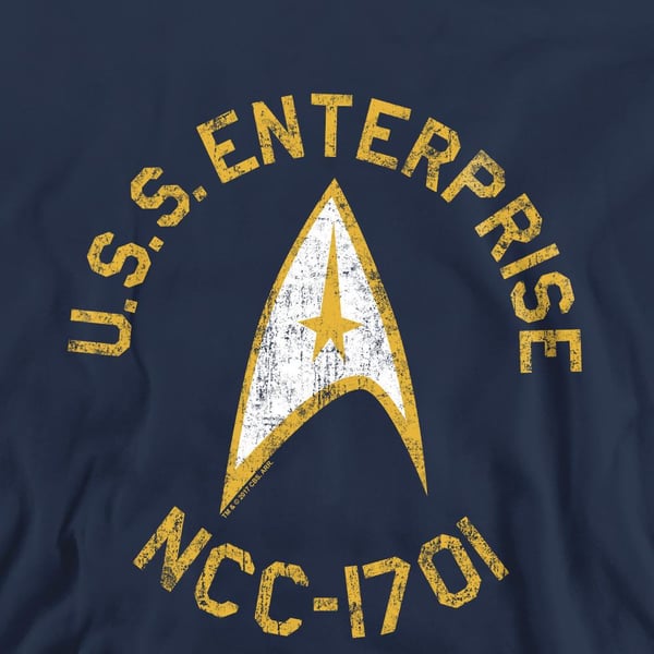 Star Trek Unisex Adult Collegiate Sweatshirt