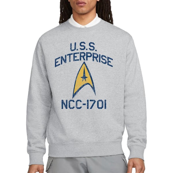 Star Trek Unisex Adult Collegiate Arch Sweatshirt