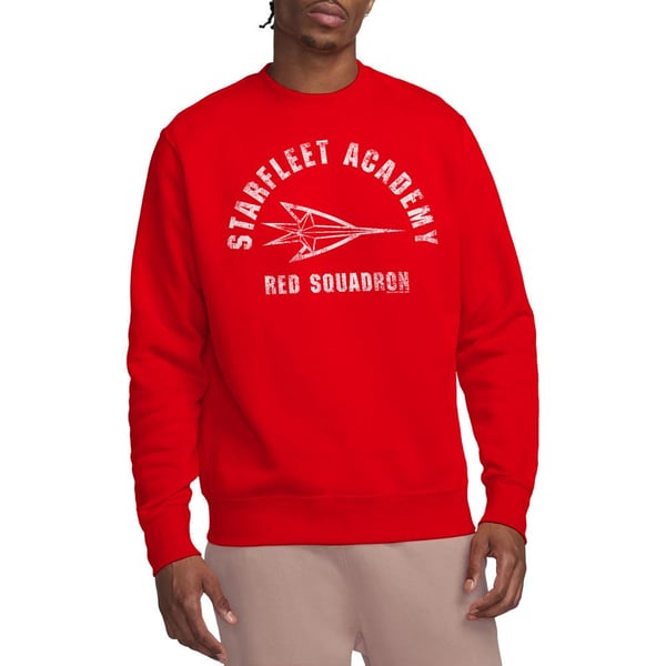 Star Trek Unisex Adult Red Squadron Sweatshirt