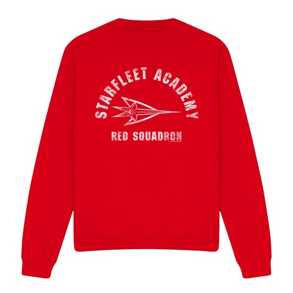 Star Trek Unisex Adult Red Squadron Sweatshirt