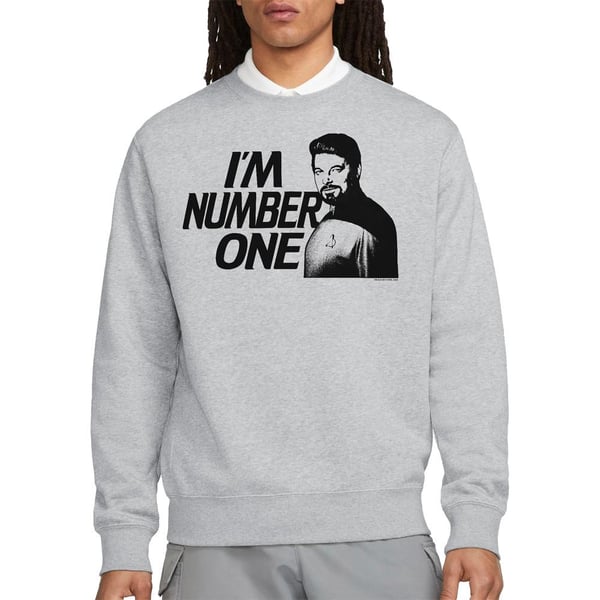 Star Trek Unisex Adult I´m Number One Sweatshirt