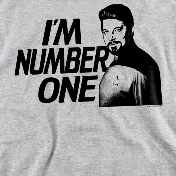 Star Trek Unisex Adult I´m Number One Sweatshirt