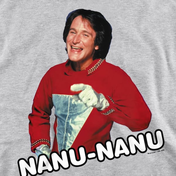 Mork And Mindy Unisex Adult Catchphrase Sweatshirt