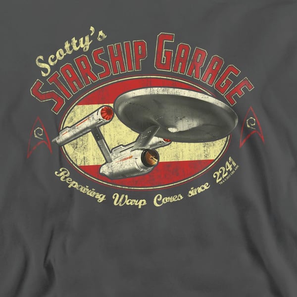 Star Trek Unisex Adult Scotty´s Garage Sweatshirt