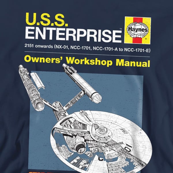 Star Trek Unisex Adult Enterprise Manual Sweatshirt