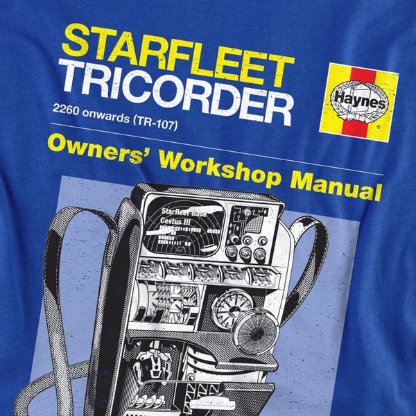 Star Trek Unisex Adult Tricorder Manual Sweatshirt