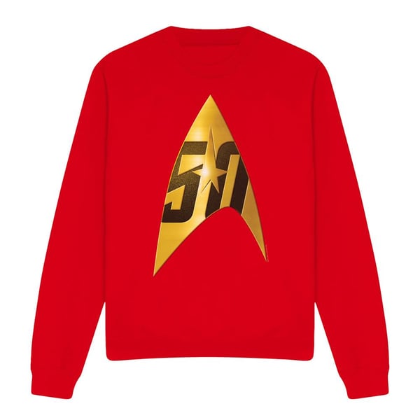 Star Trek Unisex Adult 50th Anniversary Delta Sweatshirt
