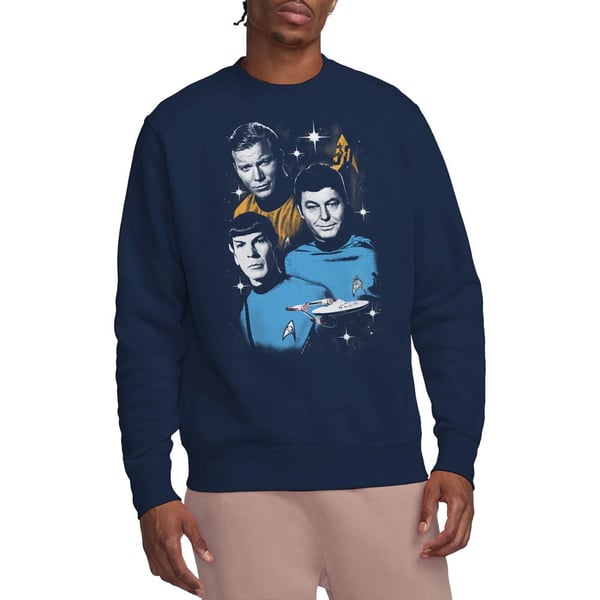 Star Trek Unisex Adult All Star Crew Sweatshirt