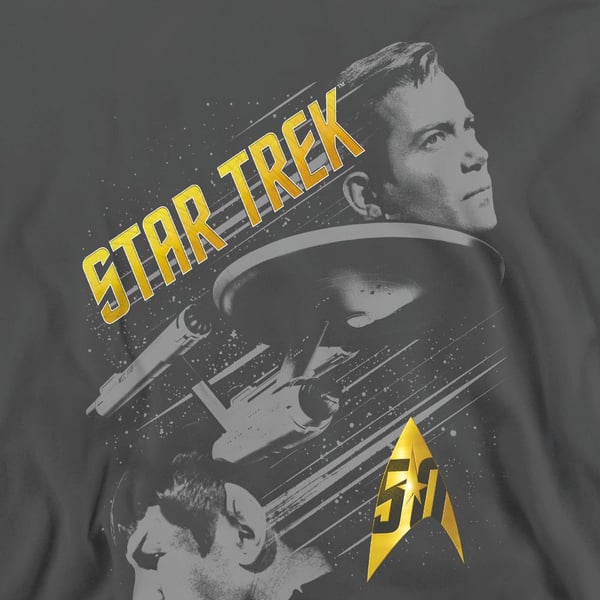 Star Trek Unisex Adult 50 Year Frontier Sweatshirt