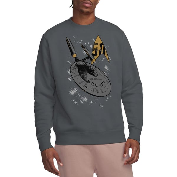 Star Trek Unisex Adult Enterprise Dash Sweatshirt