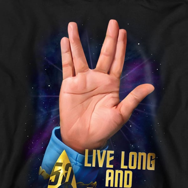 Star Trek Unisex Adult LLAP 50 Sweatshirt