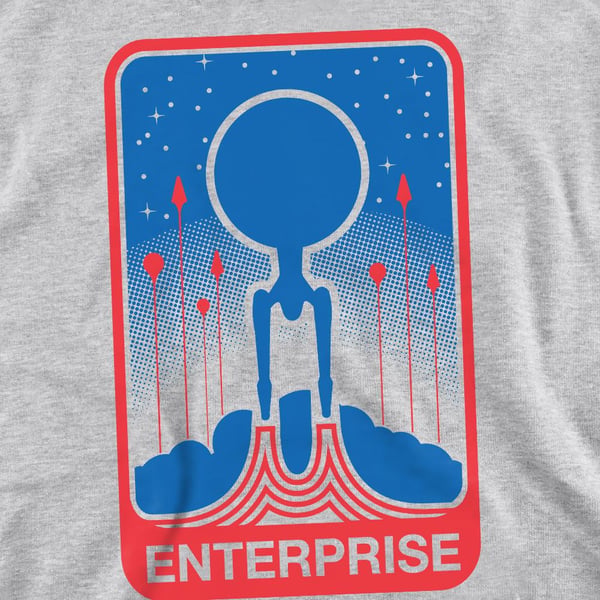 Star Trek Beyond Unisex Adult Enterprise Patch Sweatshirt