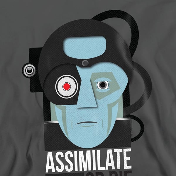Star Trek Unisex Adult Assimilate or Die Sweatshirt