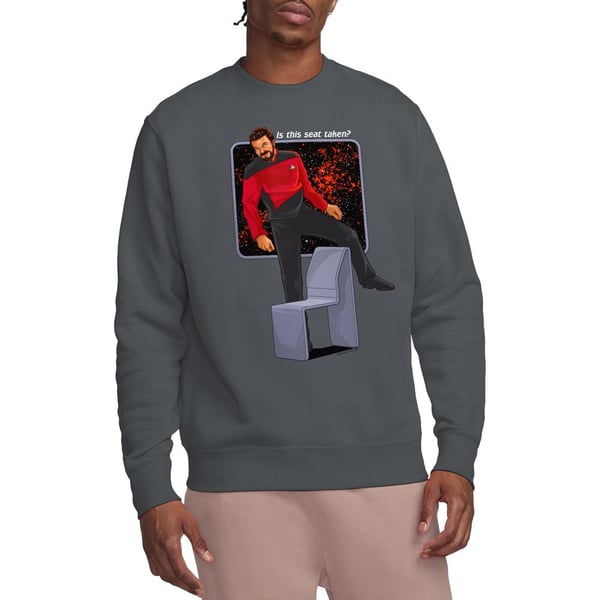 Star Trek Unisex Adult Is This Seat Taken Sweatshirt