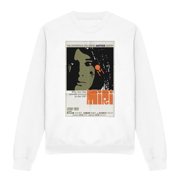 Star Trek Unisex Aikuisten The Original Series Jakso 8 Collegepaita