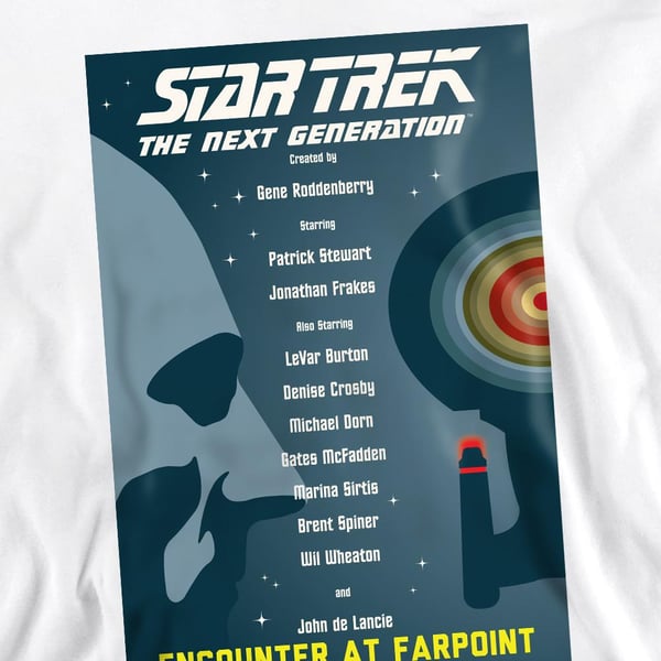 Star Trek Unisex Adult The Next Generation Season 1 Episode 1 Sweatshirt