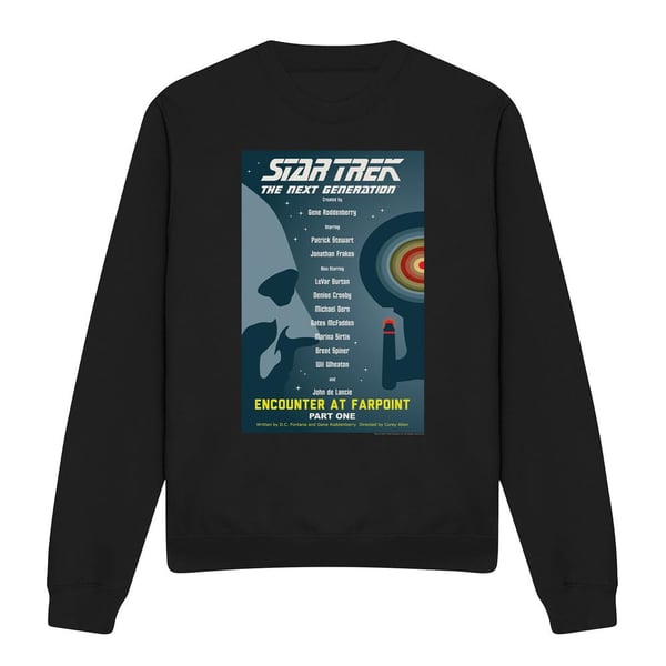 Star Trek Unisex Adult The Next Generation Season 1 Episode 1 Sweatshirt