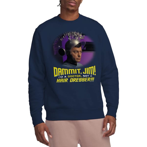 Star Trek Unisex Adult Not a Hair Dresser Sweatshirt
