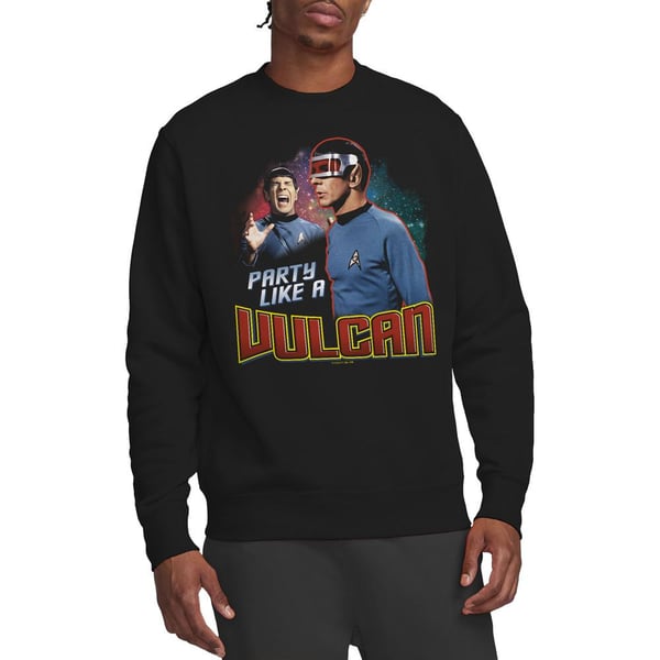 Star Trek Unisex Adult Party Like a Vulcan Sweatshirt