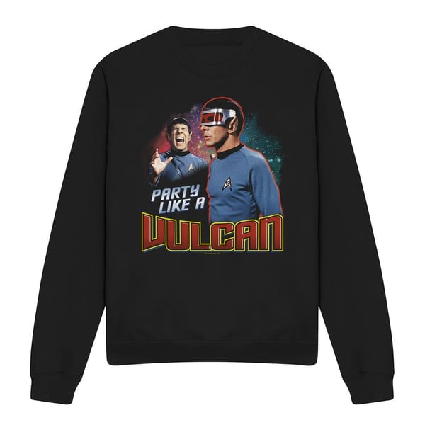 Star Trek Unisex Adult Party Like a Vulcan Sweatshirt