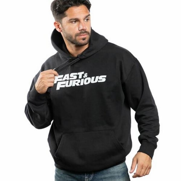 Fast & Furious Mens Logo Hoodie