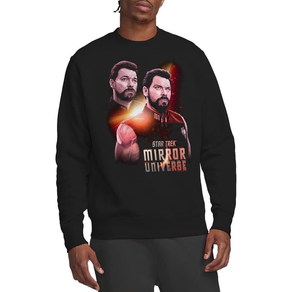 Star Trek Unisex Adult Mirror Riker Sweatshirt