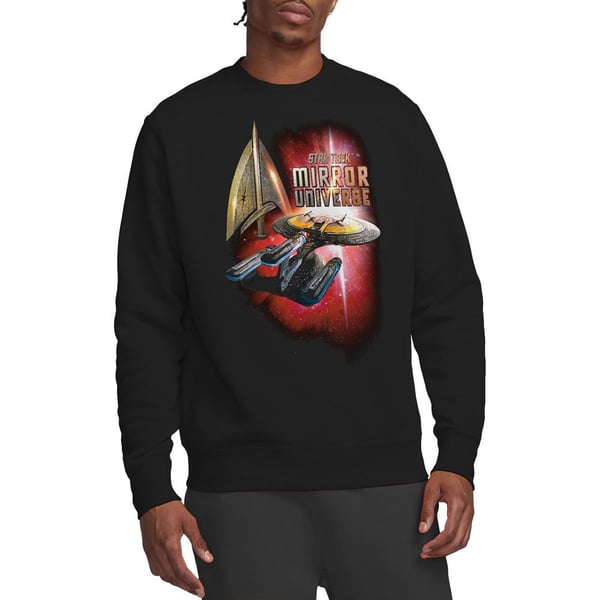 Star Trek Unisex Adult Mirror Enterprise Sweatshirt