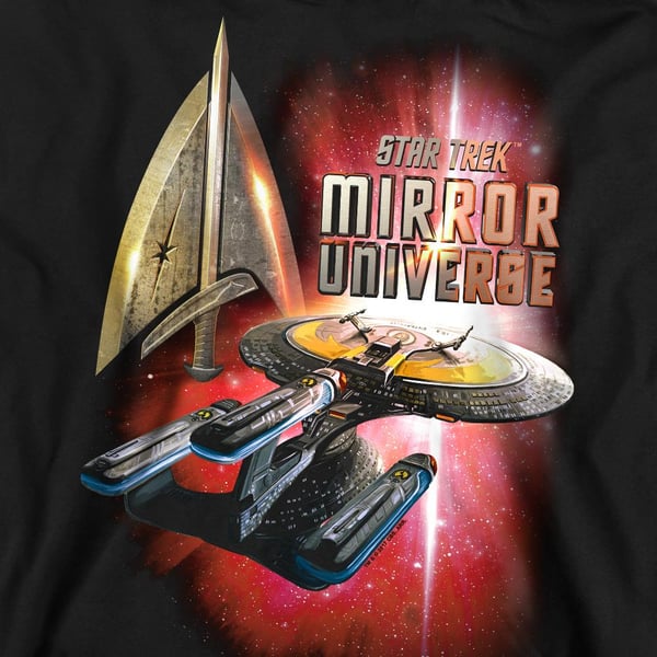 Star Trek Unisex Adult Mirror Enterprise Sweatshirt