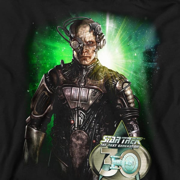 Star Trek Unisex Adult Borg 30 Sweatshirt