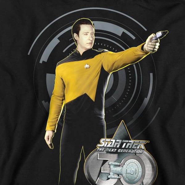 Star Trek Unisex Adult 30 Data Sweatshirt