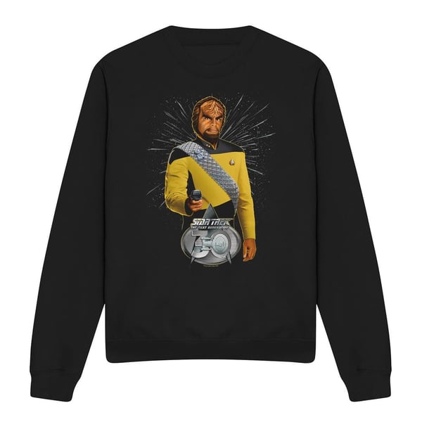 Star Trek Unisex Adult 30 Worf Sweatshirt