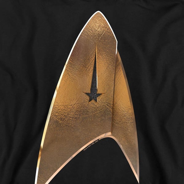 Star Trek: Discovery Unisex aikuisten Command Shield -collegepaita