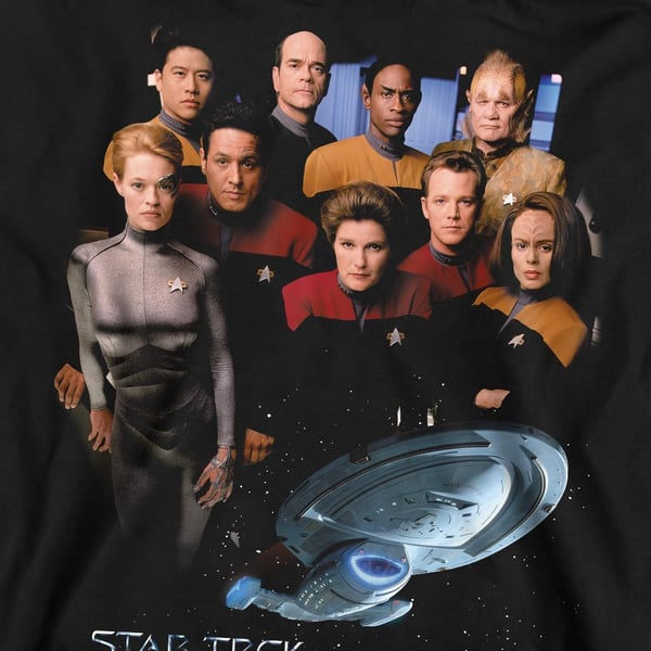 Star Trek Unisex Adult Voyager Crew Sweatshirt