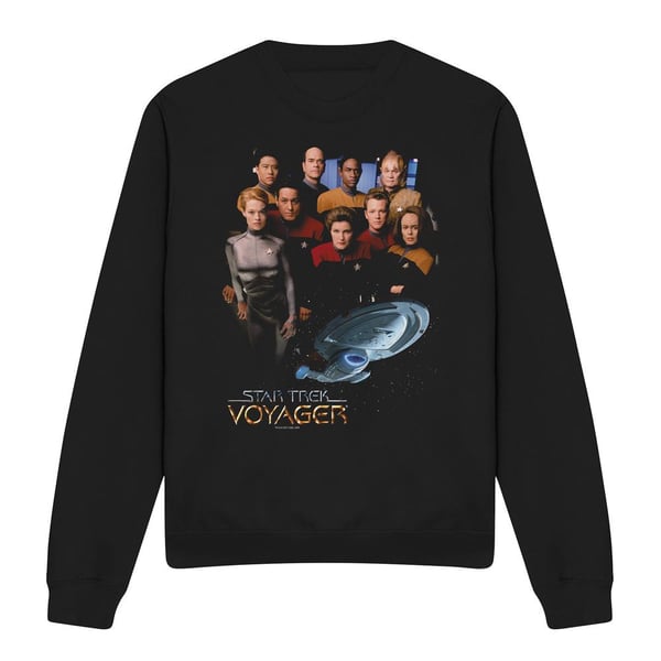 Star Trek Unisex Adult Voyager Crew Sweatshirt