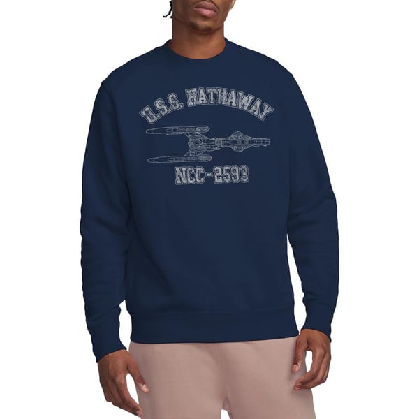 Star Trek Unisex Adult Hathaway Athletic Sweatshirt
