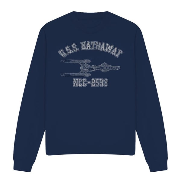 Star Trek Unisex Adult Hathaway Athletic Sweatshirt