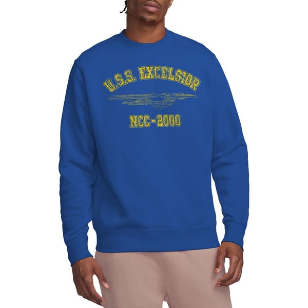 Star Trek Unisex Adult Excelsior Athletic Sweatshirt